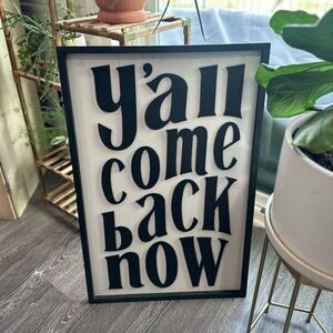 “Y'all Come Back Now” Porch Floor Decor